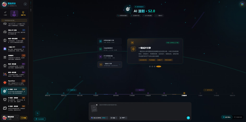 AI漫剧与短视频内容创作场景